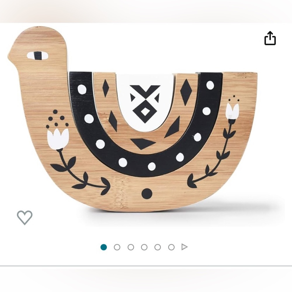 Wee Gallery Bamboo Nesting Bird